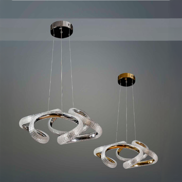 Taşlı Drone | Sarkıt LED Avize - Görsel 2